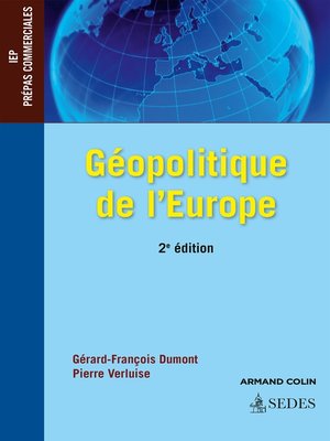 cover image of Géopolitique de l'Europe--2e éd.